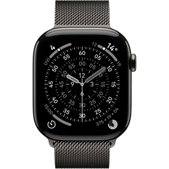 Apple Watch Series 11 46mm Slate Titanium Case GPS + Cellular Slate Milanese Loop