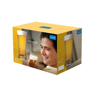 Ocean Glass 6pcs Metropolitan 330ml Beer Tumbler 3B2131206G0002