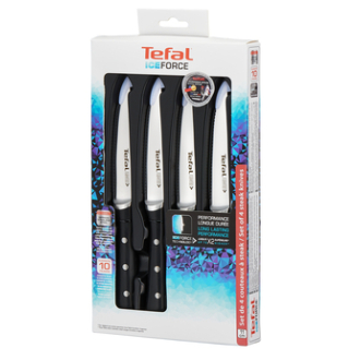 Tefal Ice Force Knife 11.5cm Stainless Steel Blade K232s414 heat resistance secured grip dishwasher safe