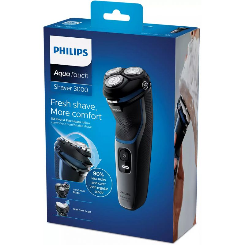 Philips Shaver Wet And Dry Li Ion Battery With 60 Mins Run Time S3122 5 Philips Shaver Wet And Dry Li Ion Battery With 60 Mins Run Time S3122