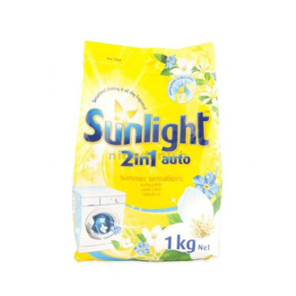 Sunlight Machine Wash 2in1 1kg Auto Detergent Powder USAP02 Pack of 5