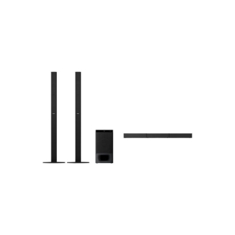 Sony Home Cinema Soundbar System 5.1ch 1000W with 2 Tall Boy Rear Speakers-not Wireless HT-S 700