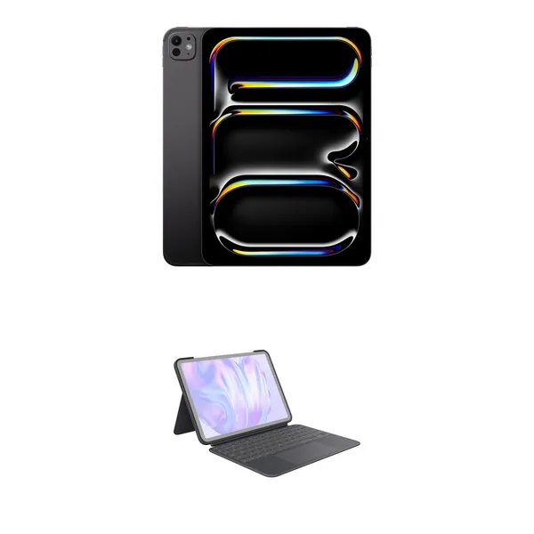 Apple 11&Quot; Ipad Pro M4 Chip Kit With Logitech Combo Touch Keyboard Case Standard Glass, 256Gb, Wi-Fi Only, Space Black 1 Apple 11&Quot; Ipad Pro M4 Chip Kit With Logitech Combo Touch Keyboard Case Standard Glass, 256Gb, Wi-Fi Only, Space Black