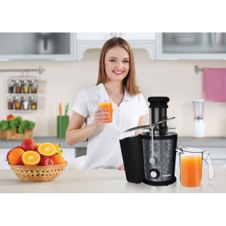 Nikai Juicer Extractor Metal Handle 800W NJ9600 2 Speed With Pulse Function With Steel Filter Basket Overheat Protector Powerful Turo Motor