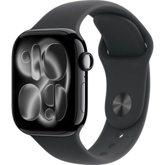Apple Watch Series 11  42mm Jet Black Aluminium Case GPS Sport Band