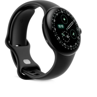 Google Pixel Watch 4 Wi-Fi 41mm - Matte Black with Obsidian Active Band