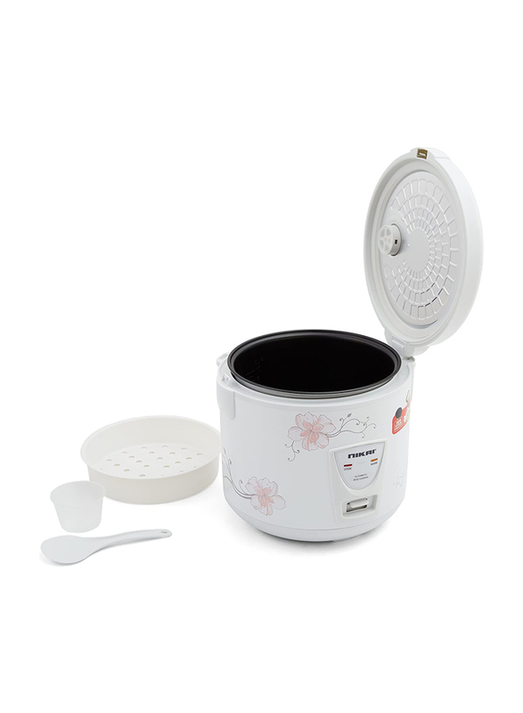 Nikai Rice Cooker 1.8L Keep Warm Function Teflon Coated Inner Pot 762W Nr674N3 Plastic Steamer Double Thermostat Control Detachable Power Cord 3 Nikai Rice Cooker 1.8L Keep Warm Function Teflon Coated Inner Pot 762W Nr674N3 Plastic Steamer Double Thermostat Control Detachable Power Cord
