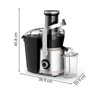 Moulinex Juicer Extractor 2.2l Juice Jug with Pulp Container 1000w Ju660d27 - 2 Speeds Stainless Steel Filter Material Direct Serve Locking System 1 Large Handle