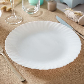 Luminarc Feston Romantique Dinner Plate 27cm V6723 (Pack of 6Pcs)