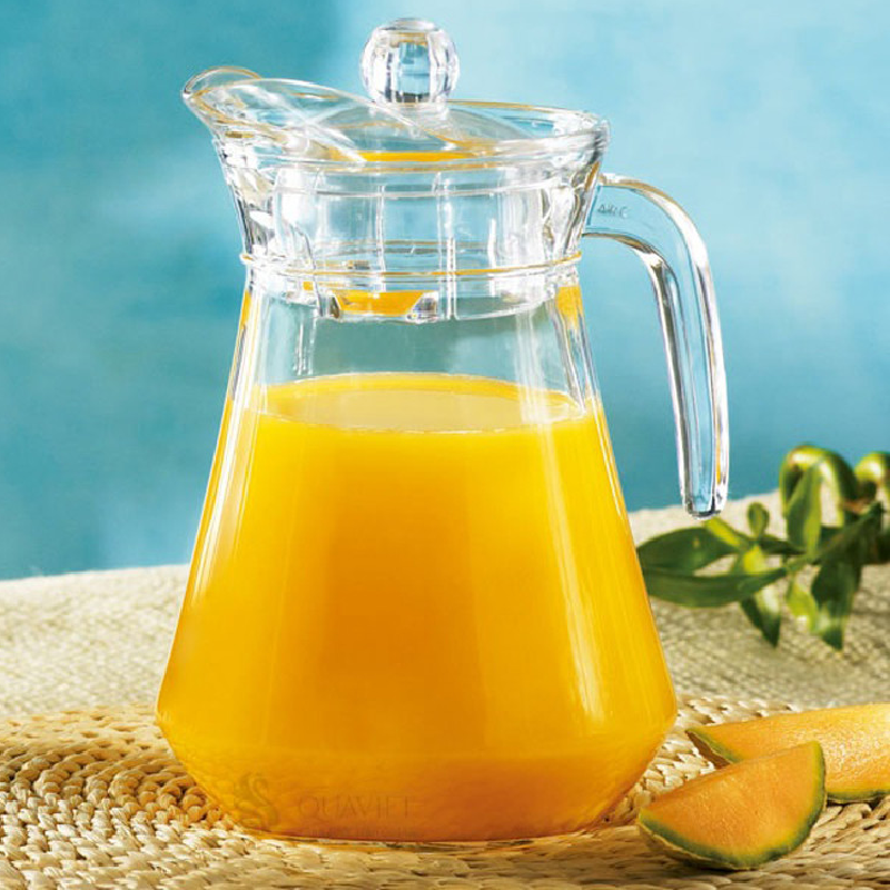 Luminarc Arc Glass Jug 1.3L With Cover, Transparent N1103 4 Luminarc Arc Glass Jug 1.3L With Cover, Transparent N1103