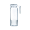 Luminarc Dona Embossment Twinkle Glass Jug 1L Transparent Q0435