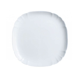 Luminarc Lotusia Dessert Plate 23cm White N3620 (Pack of 6Pcs)