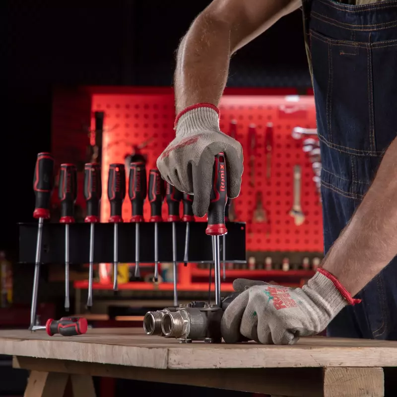 Ronix Slotted Screwdriver With Plastic Handle 3X100Mm-2Color Rh-2740 2 Ronix Slotted Screwdriver With Plastic Handle 3X100Mm-2Color Rh-2740