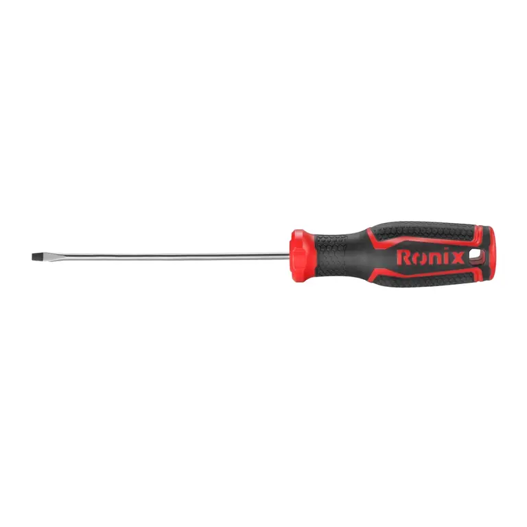 Ronix Slotted Screwdriver With Plastic Handle 3X100Mm-2Color Rh-2740 3 Ronix Slotted Screwdriver With Plastic Handle 3X100Mm-2Color Rh-2740