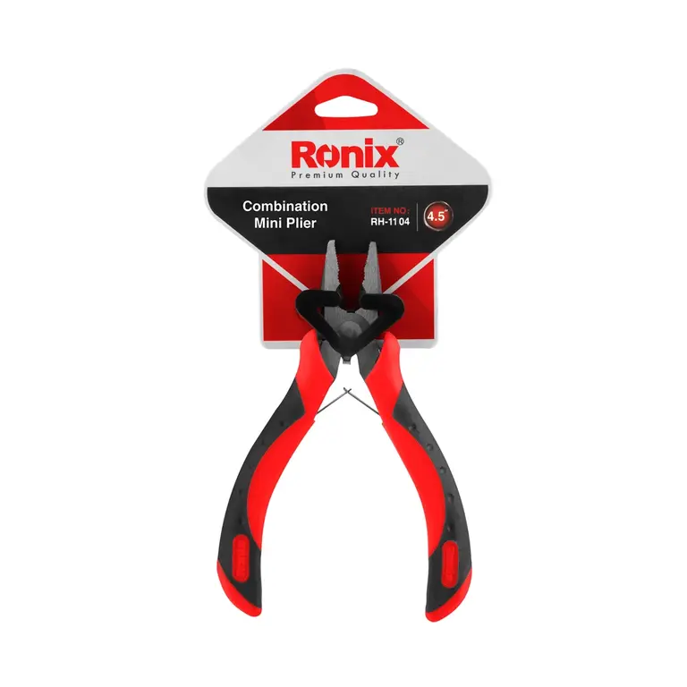Ronix Mini Maxi Combination Plier (4.5&Quot;) Anti Rust Premium Industrial Pliers Playar Muncung Tirus Rh-1104 3 Ronix Mini Maxi Combination Plier (4.5&Quot;) Anti Rust Premium Industrial Pliers Playar Muncung Tirus Rh-1104
