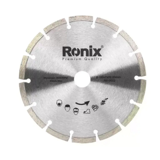 Ronix Granite Cutting Disc  (4" | 4.5" | 5" | 7" | 9") designed for use with angle grinders and tile cutters cutting all types of granite and marble  RH-3522