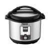 Nikai Pressure Cooker Electric 10L Digital Multi Functional Cooker 1500W NEP1082X Non Stick Cooking Pot Stainless Steel Wraped Body And Lid Adjustable Cooking Time With Cool Touch Handle