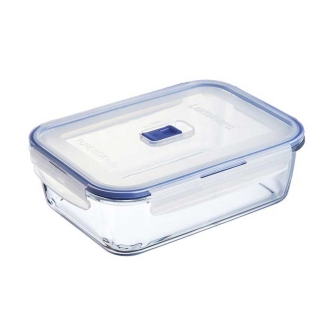 Luminarc Pure Box Rectangle Food Container 197cl Flat Rim P3549