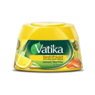 Vatika Hair Cream Dandruff Guard, Styling Hair Cream, 140ml (Pack of 3)