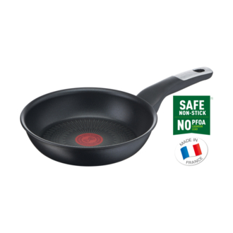 Tefal Unlimited Frypan 30cm Non Electric G2550702 aluminium material heat indicator thermo signal titanium coating made in france