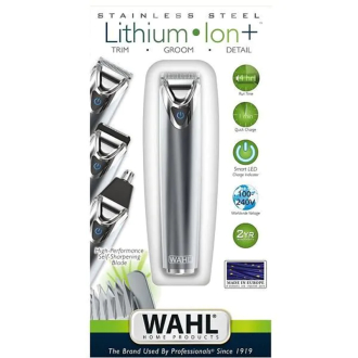 Wahl Lithium Ion Stainless Steel Trimmer 9818-727