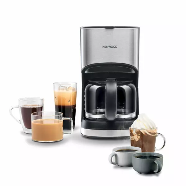 Kenwood Coffee Maker 1.2L Glass Jug 12 Cups Capacity 900W Cmm10.000Bm - Glass Body Nonstick Coating Kep Warm Plate Auto Shut Off Function Washable Filter 1 Kenwood Coffee Maker 1.2L Glass Jug 12 Cups Capacity 900W Cmm10.000Bm - Glass Body Nonstick Coating Kep Warm Plate Auto Shut Off Function Washable Filter