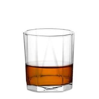 Ocean Glass 6pcs Pyramid Rock 260ml 1B02309