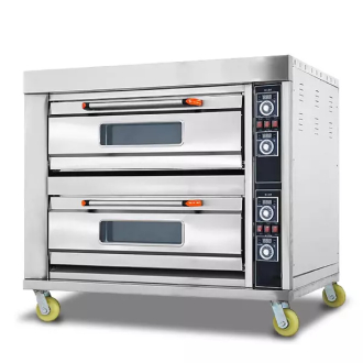 Generic Commercial Electric Baking Oven 2 Door 4 Trays
