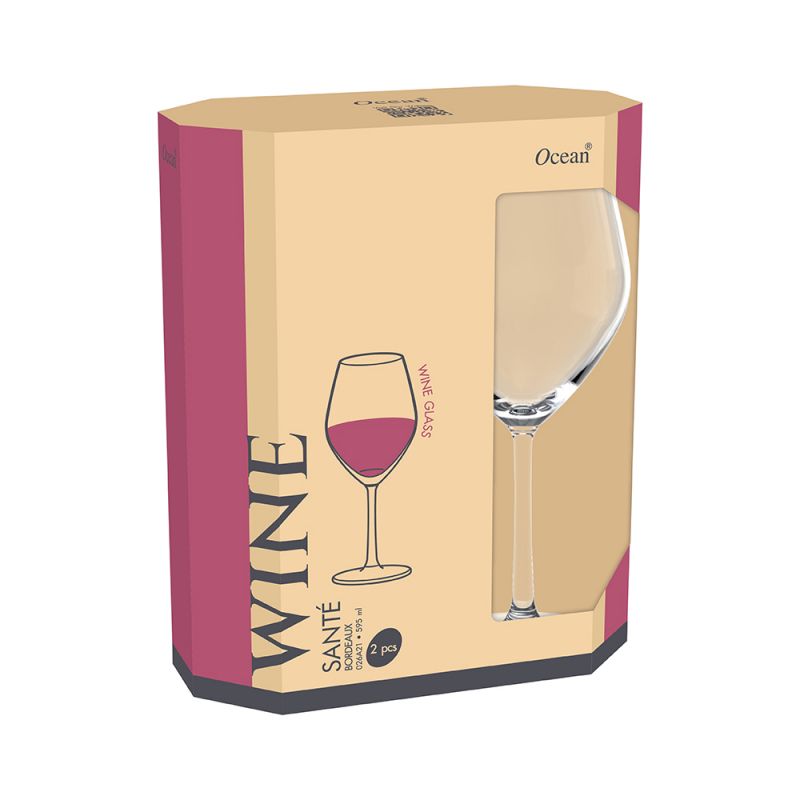 Ocean Wine Glass 2Pcs Sante Bordeaux 595Ml Fine Rim Stemware 3026A2102G0004 5 Ocean Wine Glass 2Pcs Sante Bordeaux 595Ml Fine Rim Stemware 3026A2102G0004