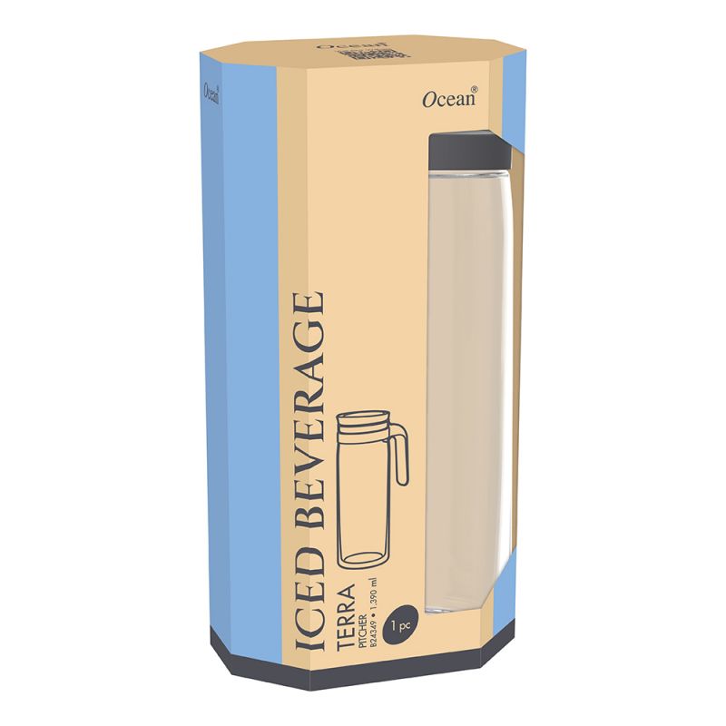 Ocean Jug Terra Pitcher Charcoal Gray 1390Ml Serve Pitcher 3B2434901G0005 5 Ocean Jug Terra Pitcher Charcoal Gray 1390Ml Serve Pitcher 3B2434901G0005