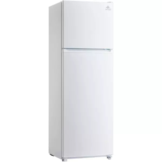 Evvoli Top Double Door Refrigerator White EVRFM-300L