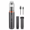 Decakila Vacuum Cleaner 0.5l Portable Hand Held Brushless Motor 90w Cmpv003b 25 mins low speed and 13mins high speed working time with charging cable, brush and flat suction