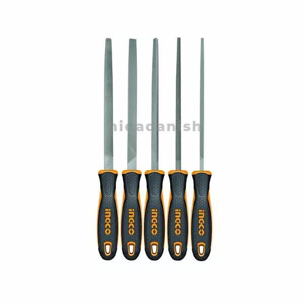 Ingco Steel File Set 8“ 5Pcs Hktfs0508 1 Ingco Steel File Set 8“ 5Pcs Hktfs0508
