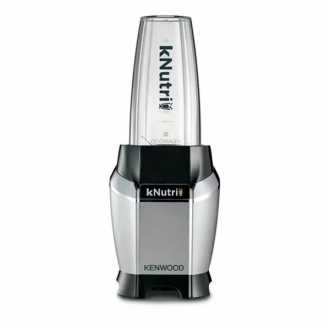 Kenwood Blender Smoothie Maker 700ml and 600ml Tritan Bottles 600w Bsp70.180sl - Stainless Steel Blades And Housing Powerful Motor 2 Speeds Ice Crush Function