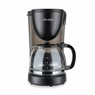 Decakila Coffee Maker 1.25l Glass Jug 10 Cups Capacity 750w Kecf001b auto keep warm function boil dry protection 30 seconds anti drip function