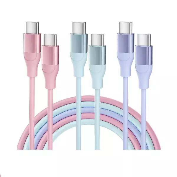 Esse Loop Silicone Type C To C Cable 60W Purple 1.2M Ecb-C1260Pr0406 1 Esse Loop Silicone Type C To C Cable 60W Purple 1.2M Ecb-C1260Pr0406