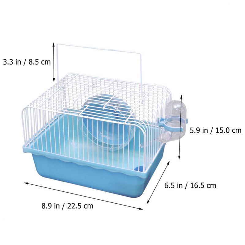 Pv Portable Hamster Cage/Small Pets With Accessories 4 Pv Portable Hamster Cage/Small Pets With Accessories