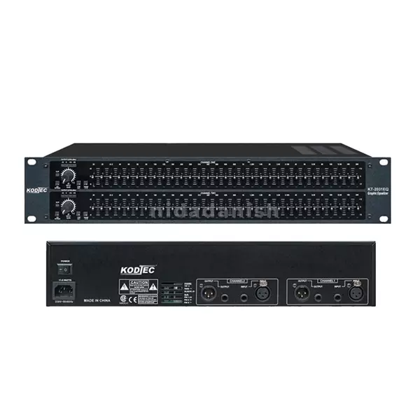 Kodtec High Quality Professional Audio Equalizer Double Kt-2031Eq 1 Kodtec High Quality Professional Audio Equalizer Double Kt-2031Eq