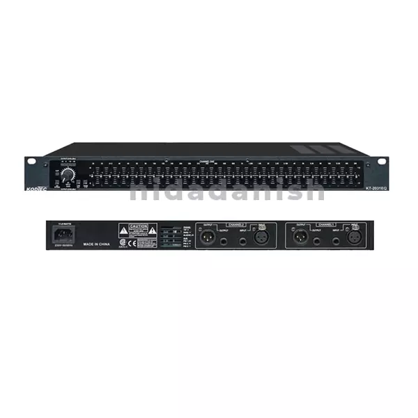 Kodtec High Quality Professional Audio Equalizer Single Kt-2015Eq 1 Kodtec High Quality Professional Audio Equalizer Single Kt-2015Eq