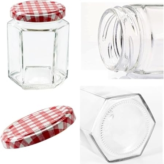 Generic Glass Jar with Draft Lid 280ml – Stylish & Airtight Storage for Kitchen, Pantry or Home 447-280