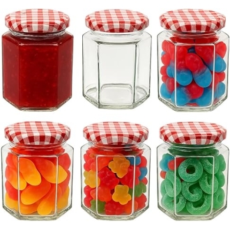 Generic Glass Jar with Draft Lid 280ml – Stylish & Airtight Storage for Kitchen, Pantry or Home 447-280