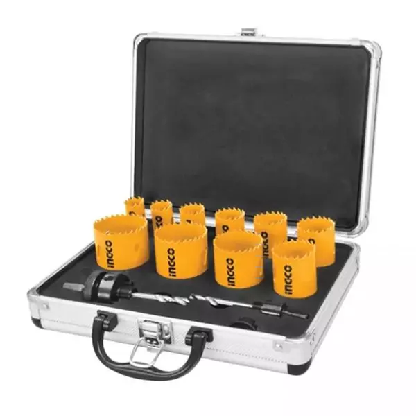 Ingco Bi-Metal Hole Saw Set Pack Of 12 Akh012 1 Ingco Bi-Metal Hole Saw Set Pack Of 12 Akh012