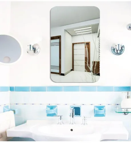 Generic High Quality Non-Glass Shatterproof, Anti Scratch, Easy To Install, Unbreakable, Safe For Kids, Frameless Acrylic Plexiglass Sheet Mirror (Wall Decor) For Bedroom, Bathroom &Amp; Living Room 9 Generic High Quality Non-Glass Shatterproof, Anti Scratch, Easy To Install, Unbreakable, Safe For Kids, Frameless Acrylic Plexiglass Sheet Mirror (Wall Decor) For Bedroom, Bathroom &Amp; Living Room
