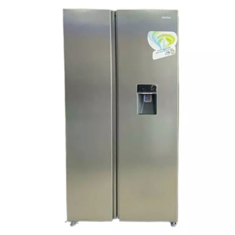 Bruhm Refrigerator 516L with Water Dispenser Side by Side Doors Silver BFX-529EN