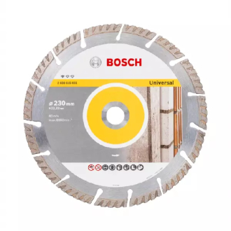 Bosch Diamond Cutting Disc Professional For Universal 230 x 22.23mm x  2.3mm 2608615065