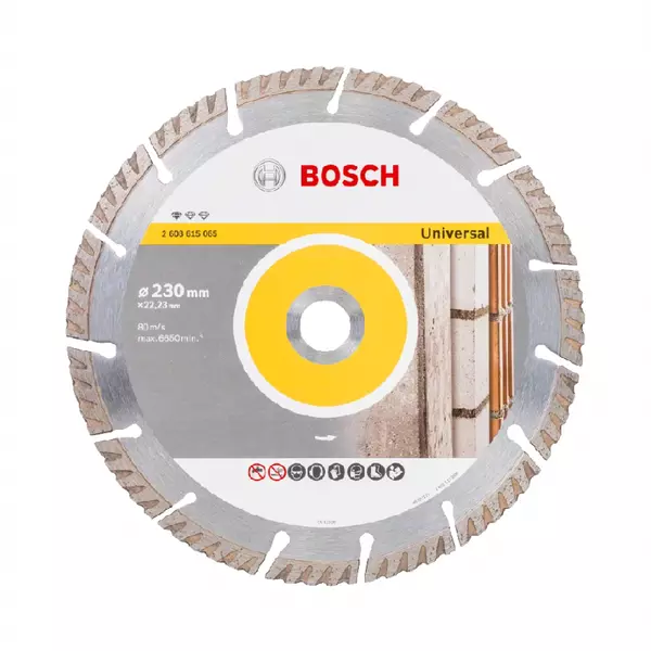 Bosch Diamond Cutting Disc Professional For Universal 230 X 22.23Mm X  2.3Mm 2608615065