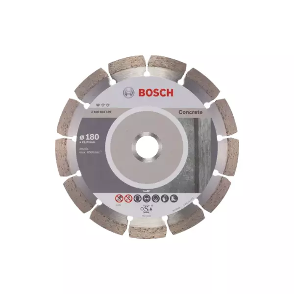 Bosch Diamond Cutting Disc 180 X 2.0 X 10Mm For Concrete 2608602199 1 Bosch Diamond Cutting Disc 180 X 2.0 X 10Mm For Concrete 2608602199
