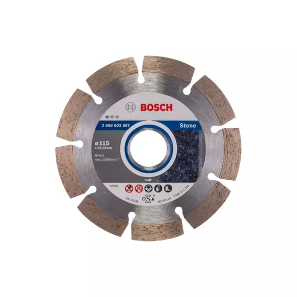 Bosch Diamond Cutting Disc 115 X 1.6 X 10Mm For Stone 2608602597