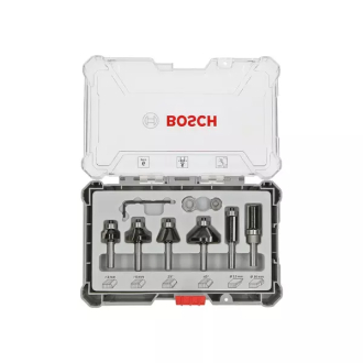Bosch Router Bits Edging Set 8mm 6 Pcs 2607017468
