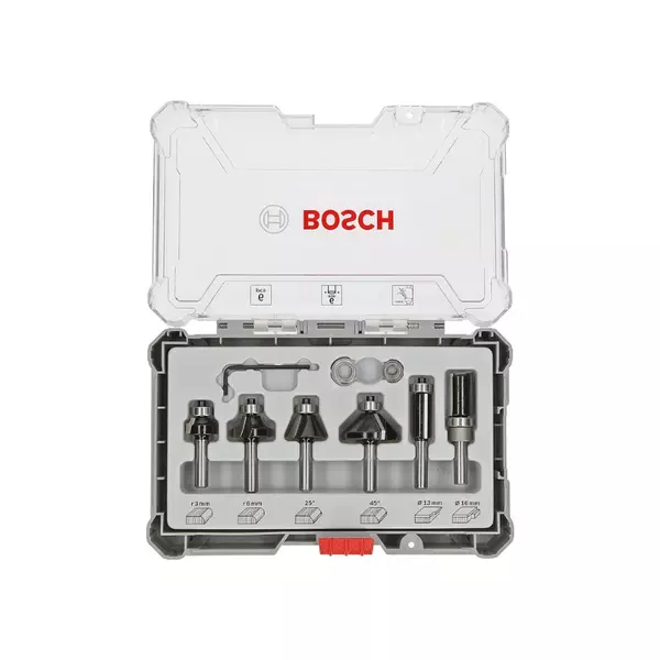 Bosch Router Bits Edging Set 8Mm 6 Pcs 2607017468 1 Bosch Router Bits Edging Set 8Mm 6 Pcs 2607017468